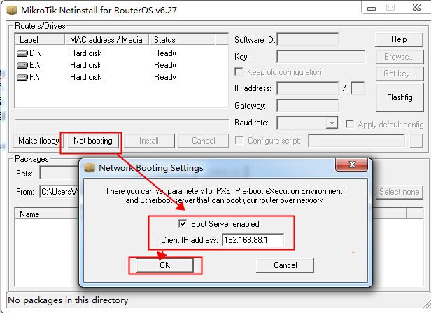 Mikrotik路由器通过Netinstall安装系统 ROS教程 第1张