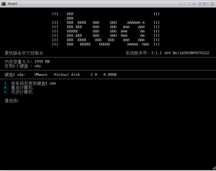 ESXi 6.5安装爱快iKuai软路由图文教程 爱快教程 第7张