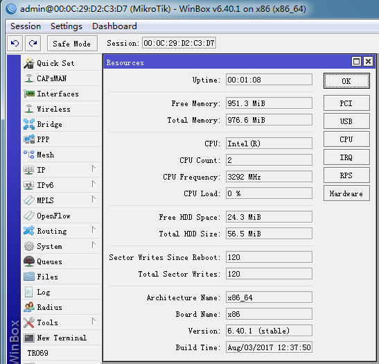 ESXi 6.5虚拟机安装RouterOS软路由 ROS教程 第8张