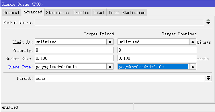 RouterOS PCQ动态流量分配实例 ROS教程 第4张